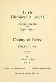 Tapa de Irish historical allusions, curious customs and superstitions