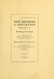 Tapa de New methods in education, books III & IV, modelling with design
