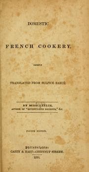 Tapa de Domestic French cookery