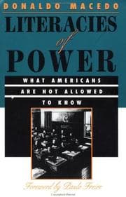 Tapa de Literacies of power