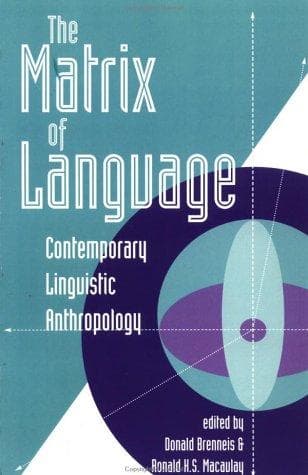 Tapa de The Matrix of Language