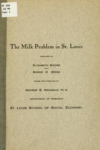 Tapa de The milk problem in St. Louis