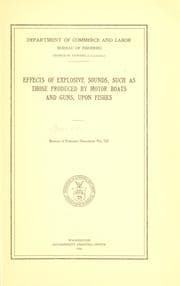 Tapa de Effects of explosive sounds
