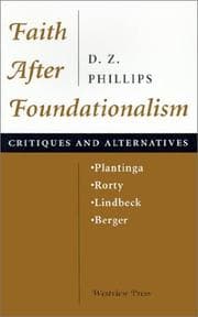 Tapa de Faith after foundationalism