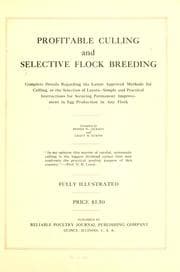 Tapa de Profitable culling and selective flock breeding