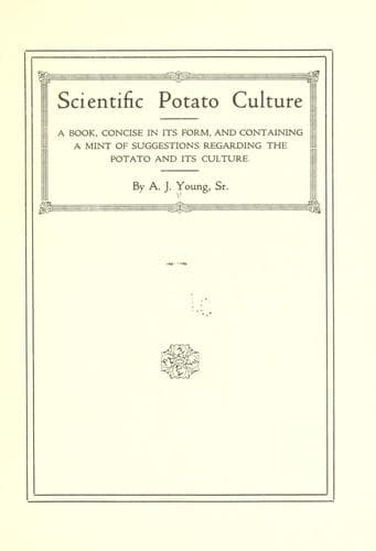 Tapa de Scientific potato culture