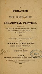 Tapa de A treatise on the cultivation of ornamental flowers