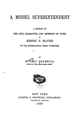 Tapa de A Model Superintendent