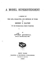 Tapa de A Model Superintendent