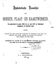 Tapa de Alphabetische naamlijst van boeken, plat- en kaartwerken