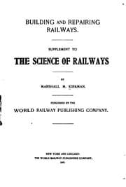 Tapa de Building and Repairing Railways: Supplement to the Science of Railways