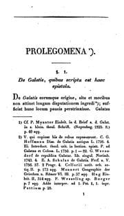 Tapa de Pauli ad Galatas epistola lat. vertit et perpetua annotatione illustr. G.B. Winer