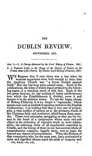 Tapa de The Dublin Review