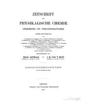Tapa de Zeitschrift Fur Physikalische Chemie