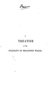 Tapa de A treatise on the stability of retaining walls