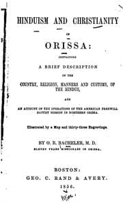 Tapa de Hinduism and Christianity in Orissa: Containing a Brief Description of the Country, Religion ..
