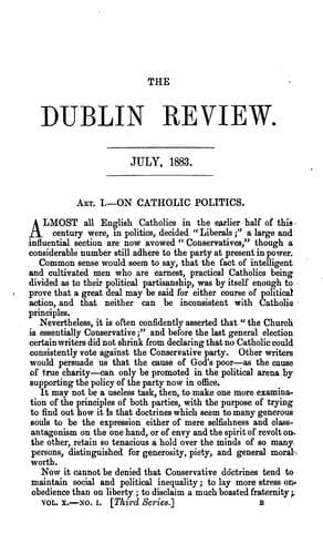 Tapa de The Dublin Review