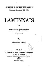Tapa de Lamennais
