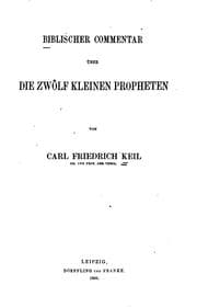 Tapa de Biblischer Commentar über die zwölf kleinen Propheten