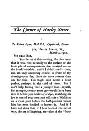 Tapa de The corner of Harley street