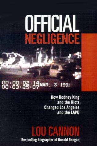 Tapa de Official Negligence