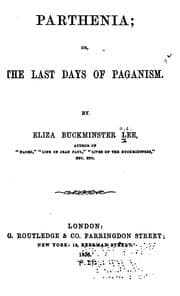 Tapa de Parthenia; Or, the Last Days of Paganism