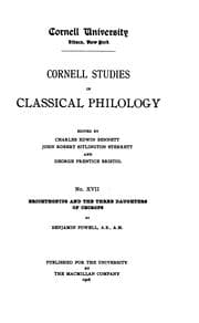 Tapa de Cornell Studies in Classical Philology