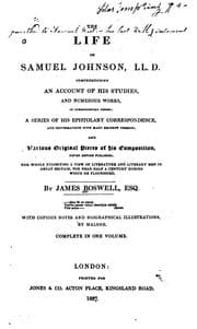 Tapa de The Life of Samuel Johnson, LL.D.: Comprehending an Account of His Studies and Numerous Works ...