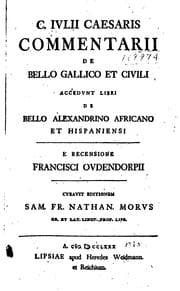 Tapa de C. Ivlii Caesaris Commentarii de bello Gallico et civili