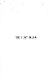 Tapa de Thirlby hall: A Novel