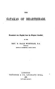 Tapa de The Śatakas of Bhartr̥ihari