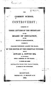 Tapa de The common school controversy