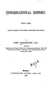 Tapa de Congregational History