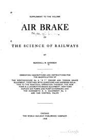 Tapa de Supplement to the Volume Air Brake of The Science of Railways