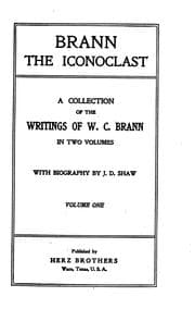 Tapa de BRANN THE ICONOCLAST
