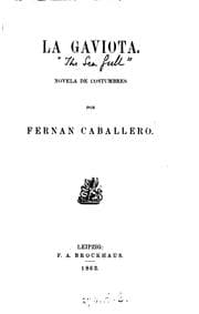 Tapa de La gaviota: Novela de costumbres