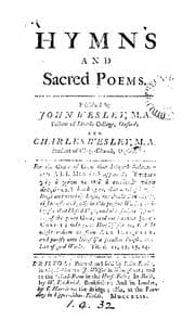 Tapa de Hymns and Sacred Poems: Published by John Wesley, ... and Charles Wesley, ...