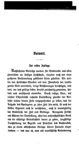 Tapa de Apologie des Christenthums