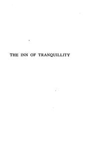 Tapa de The Inn of Tranquillity: Studies and Essays