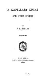 Tapa de A Capillary Crime: And Other Stories