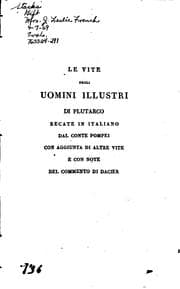 Tapa de Le vite degli uomini illustri