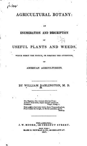 Tapa de Agricultural Botany