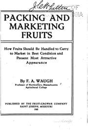 Tapa de Packing and Marketing Fruits: How Fruits Should be Handled to Carry to ..