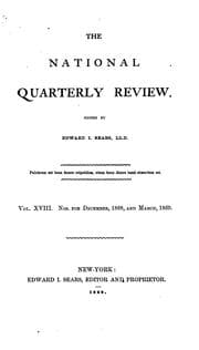 Tapa de the national quarterly review