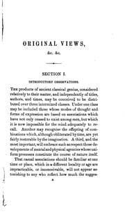 Tapa de Original Views of Passages in the Life and Writings of the Poet-philosopher ..