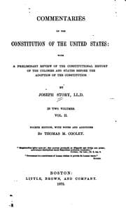 Tapa de Commentaries on the Constitution of the United States