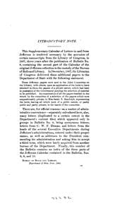 Tapa de Calendar of the Correspondence of Thomas Jefferson