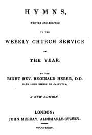 Tapa de Hymns, written and adapted to the weekly Church service of the year [ed. by A. Heber]