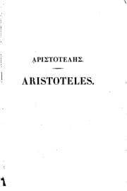Tapa de Aristotelis opera omnia: graece et latine cum indice nominum et rerum ..
