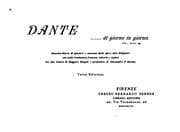 Tapa de Dante, di giorno in giorno ..